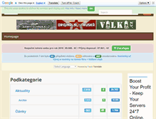 Tablet Screenshot of forum.valka.cz