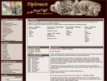 Tablet Screenshot of diplomacie.valka.cz